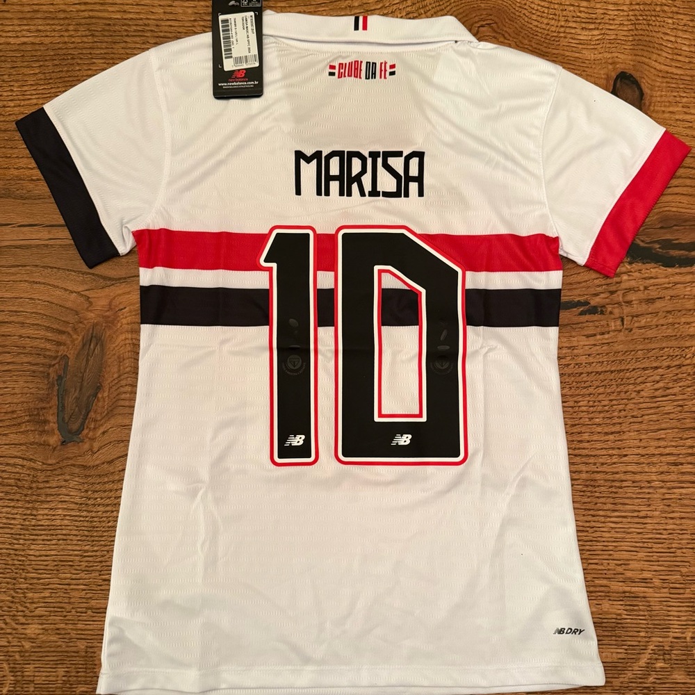 Marisa Pires Noguiera São Paulo Football Club New Balance Jersey women’s  Large - Picture 2 of 4